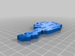 3d map austria lettering learning 3d print model - Mito3D