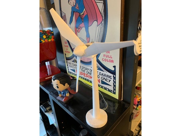 wind turbine engineering 3D print model - Mito3D