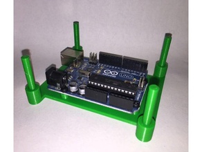 arduino uno tray raspberrypi stack electronics openscad raspberry pi 3d print model - Mito3D
