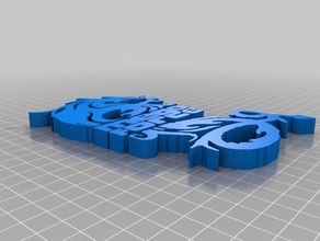 megaforce logo 3d printing 3d print model - Mito3D