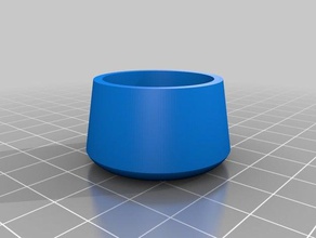 my customized tube end cap 26mm id replacement parts 3d print model - Mito3D