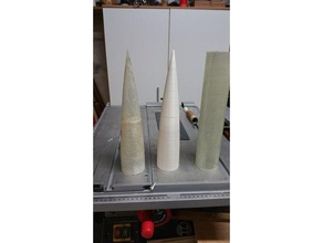 musetto e mole altri gfk forma modello di razzo modellraketen modellrocketry modelrocketry naso cono 3d print model - Mito3D