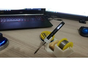 ts80 stand tool holders boxes soldering iron 3d print model - Mito3D