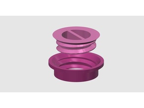 fillopening plug use seu próprio design recipientes garrafa balão jar velas 3d print model - Mito3D