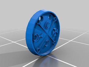 Amulett decarabia Schmuck 3d print model - Mito3D