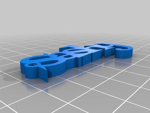 sashy keychain keychains customized 3d print model - Mito3D