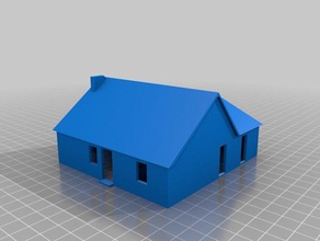 maison oisilly 21 edifícios estruturas arquitetura escala ho 3d print model - Mito3D