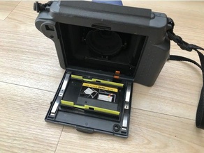 instax wide-Quadrat-adapter Kamera 1camera2formats film fujifilm Platz 3d print model - Mito3D