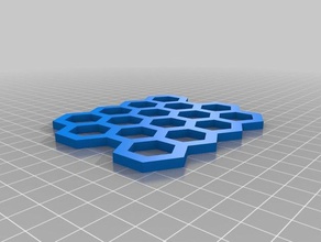 honeycomb-pattern-generator 20 10-4-4-5-4 math angepasst 3d print model - Mito3D