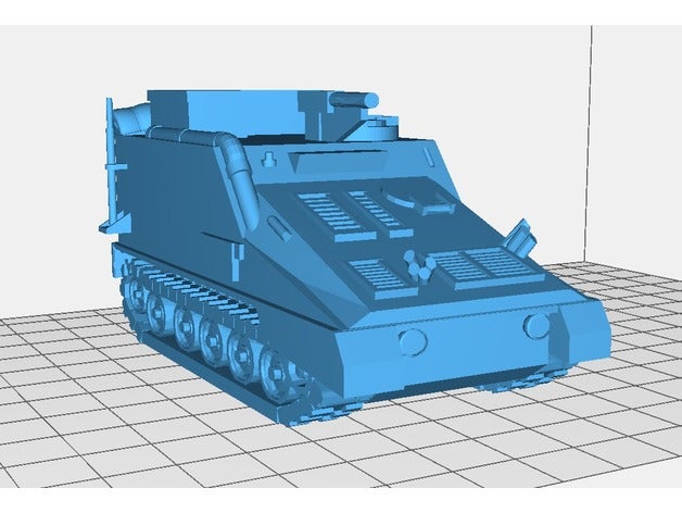 fv 105 sultán vehículo de mando modelos 15mm el equipo los yankees wargaming 3D print model - Mito3D