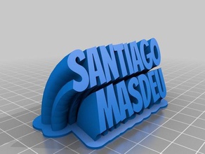 santiago masdeu bureau de personnalisé 3d print model - Mito3D