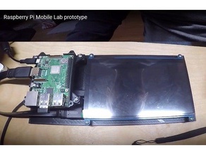 raspberry pi mobile lab electronics raspberrypi 3 3d print model - Mito3D