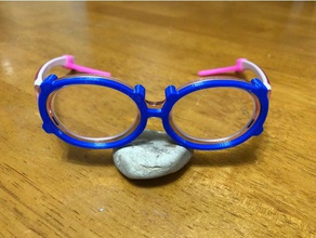 les enfants des lunettes de scratch protector bébé cas la garde le nourrisson l'optique l'optométrie safilo tout-petit 3d print model - Mito3D