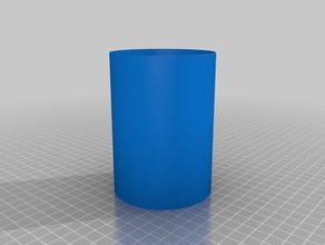 my customized water cup customizer food drink 3d print model - Mito3D