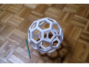 two polyhedra-puzzles lite version math art 3d print model - Mito3D