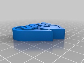 personalizzato di san valentino token 2019 upis organizzazione 3d print model - Mito3D