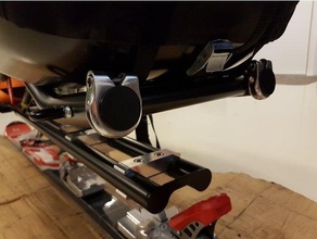 çerçeve tak hoc glide sitski diğer uyarlamalı adaptif kayak assistence bar biski kayma dualski uniski 3d print model - Mito3D