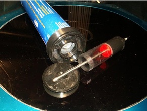 pistola de graxa projeto as ferramentas injector carne seringa 3d print model - Mito3D