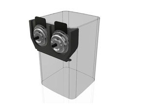 filtre-support de tasse senseo quadrante cuisine et salle à manger 3d print model - Mito3D