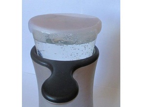 no-touch dispenser di sapone coperchio bagno deckel dettol dosaggio openscad refill sagrotan seifenspender 3d print model - Mito3D