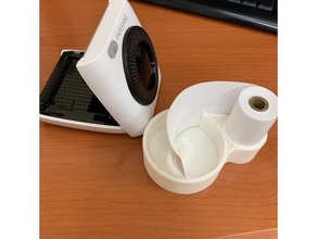 thermal printer paper rolls 60mm 30mm office 3d print model - Mito3D