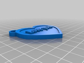 l'amour vous trousseau de clés porte-clés 3d print model - Mito3D
