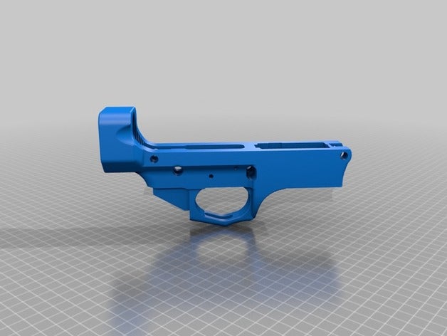 phobos remix no flag diy ar15 lower 3D print model - Mito3D