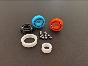 functional bearing steal bb gun balls mechanical toys airsoft fidget snapmaker 3d print model - Mito3D