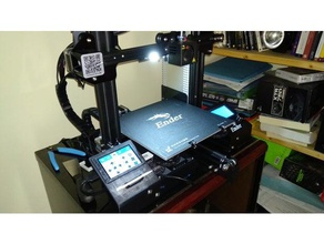 1w usb de 5v led llavero x-eje apoyo a ender 3 d la impresora accesorios 3d print model - Mito3D