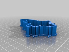 little mermaid cookie cutter kitchen dining 3d print model - Mito3D