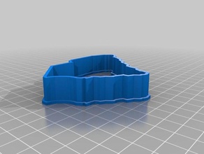 south carolina cookie cutter kitchen dining 3d print model - Mito3D