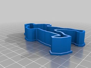 ping cookie cutter kitchen dining 3d print model - Mito3D