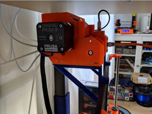 yatay mmu2 montaj braketi 3d yazıcı parçalar multimaterial prusa i3 hoş bir özellik 3D print model - Mito3D