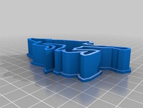 ling cookie-cutter Küche Essen 3d print model - Mito3D