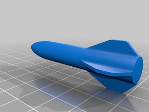 Rakete Dekor 3d print model - Mito3D