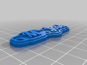 llavero de m&ordfjos&eacute llaveros personalizado 3d print model - Mito3D
