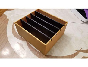 caixa com divisórias recipientes a casa correio 3d print model - Mito3D