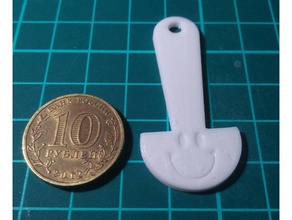 10rub shop carrello token sorriso mano strumenti moneta 3d print model - Mito3D