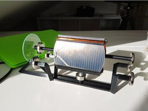 customizable mendocino motor toys games fusion 360 levitation magnet solar 3d print model - Mito3D