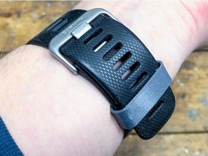 garmin vivoactive hr strap keeper accessories wristband 3d print model - Mito3D