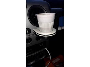 peugeot partner cup holder automotive citroen berlingo 3d print model - Mito3D
