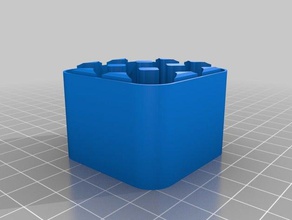 aa piles 3 les conteneurs personnalisé 3d print model - Mito3D