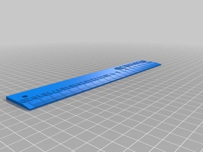 clement 3d ruler office customized 3d print model - Mito3D