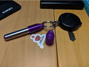 cow magnet stud finder holder tools key keychain keyring magnetic tpu 3d print model - Mito3D