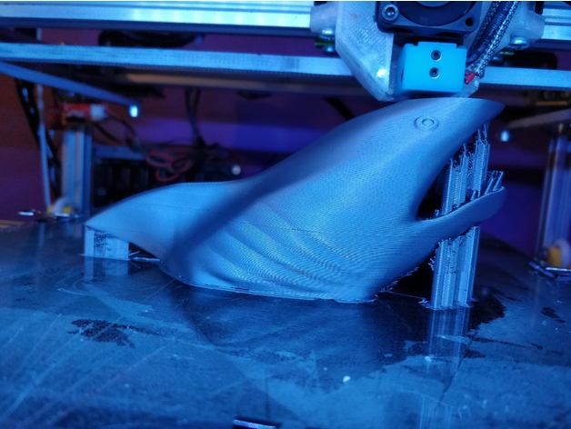 Hai-Angriff auf Tiere 3D print model - Mito3D