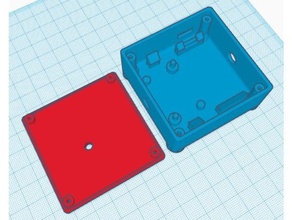 nano lm2596 durumunda boitier dökün elektronik arduino durumda kutusu dcdc 3d print model - Mito3D