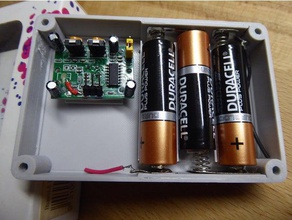 pir battery box openscad customizable electronics 3d print model - Mito3D