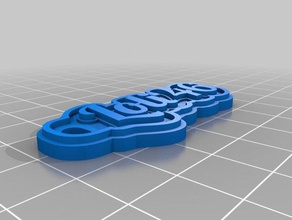 loli 46 llaveros personalizado 3d print model - Mito3D