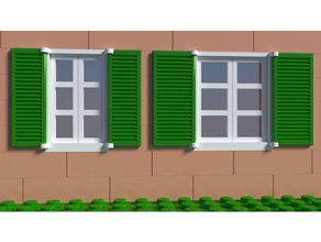 lego stile classico di windows costruzione i giocattoli soffiante a canale edificio blocchi fidget-giocattolo casa mattoncini compatibili 3d print model - Mito3D