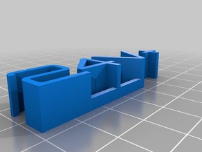 meu personalizada 3d placa de nome esculturas 3d print model - Mito3D